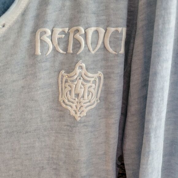 "ReRock Luxury" Woman's LT weight hoodie ,long sleeve ,blue/white size:s Pre-own - Picture 4 of 8